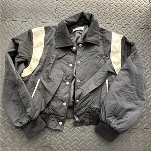 TWEE Stylish Black and Cream Women's Jacket